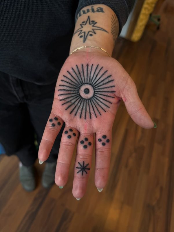 Radiant Palm Dots