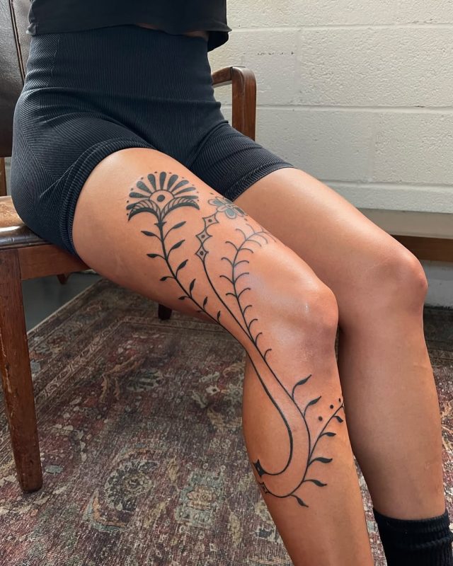 Floral Blackwork
