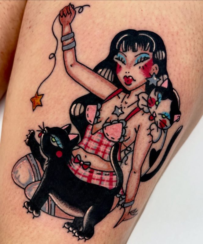 Pinup Girl Cats