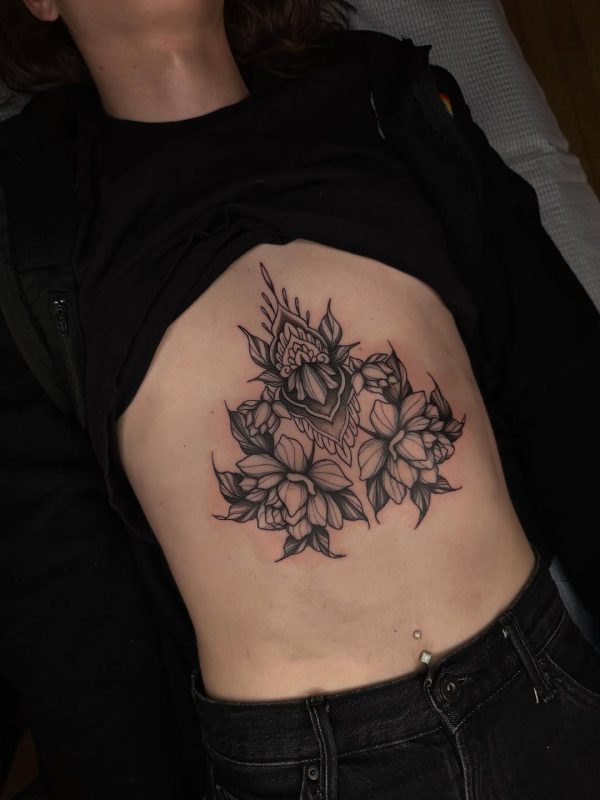 Floral Rib Piece