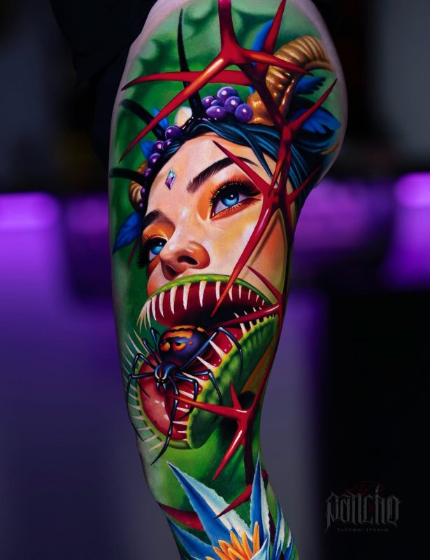 Surreal Woman Face