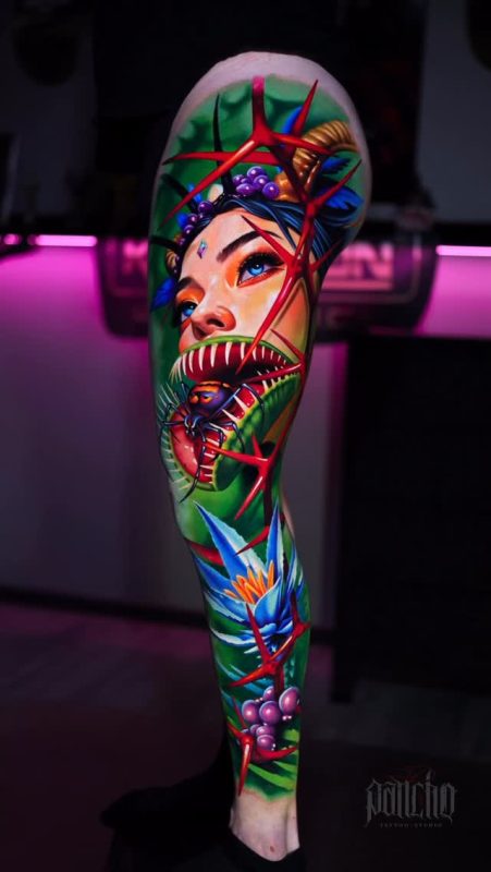 Surreal Floral Portrait