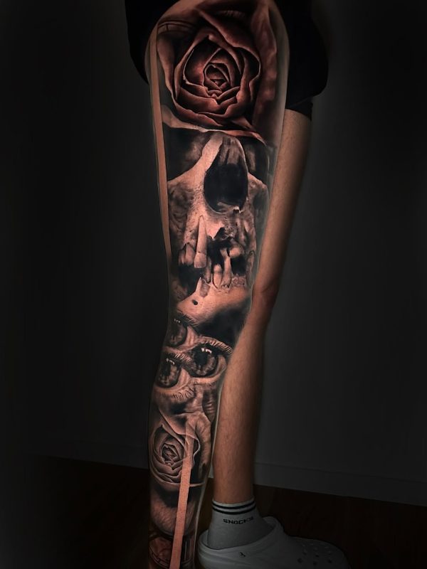 Skull and Rose
