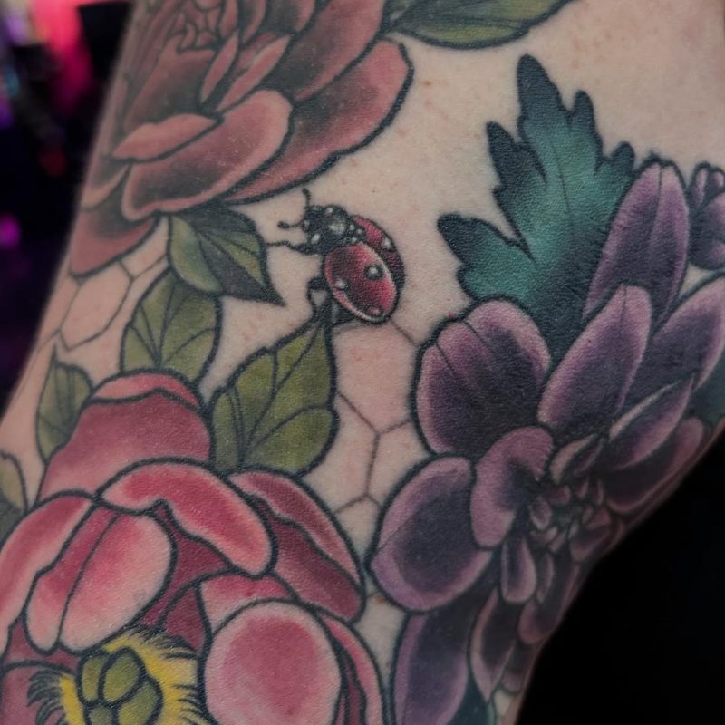 Floral Ladybug