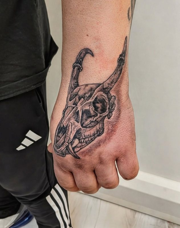 Skull Hand Tattoo