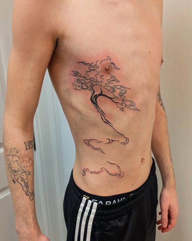 Flowing Tree Lines