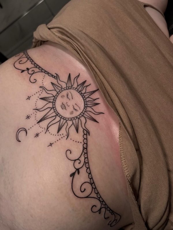Sun Face Ornament