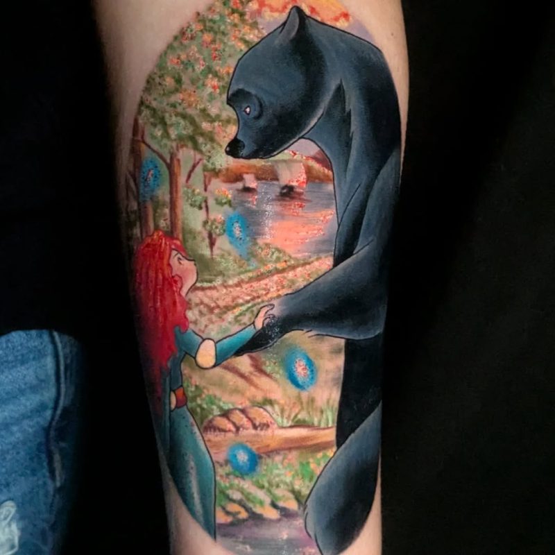 Girl and Bear