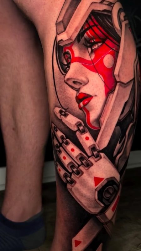 Red Mech Portrait