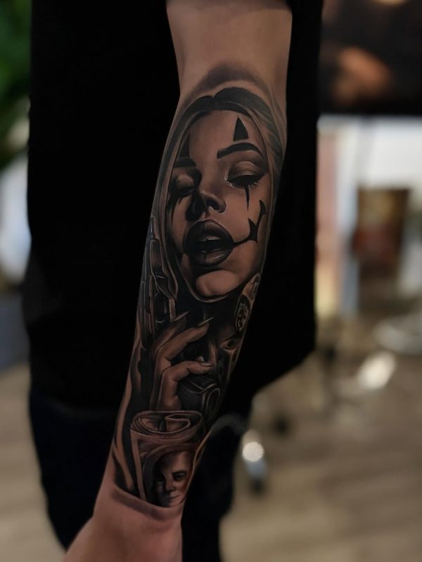 Clown Girl Portrait