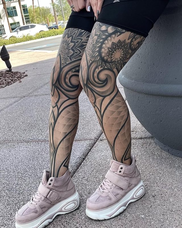 Tribal Leg Sleeve