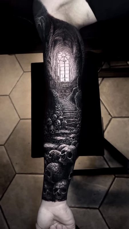 Skull Stairway