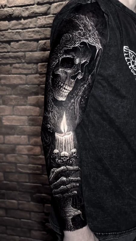 Grim Reaper Candle