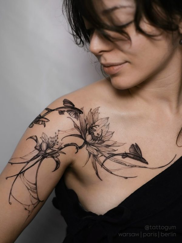 Floral Shoulder