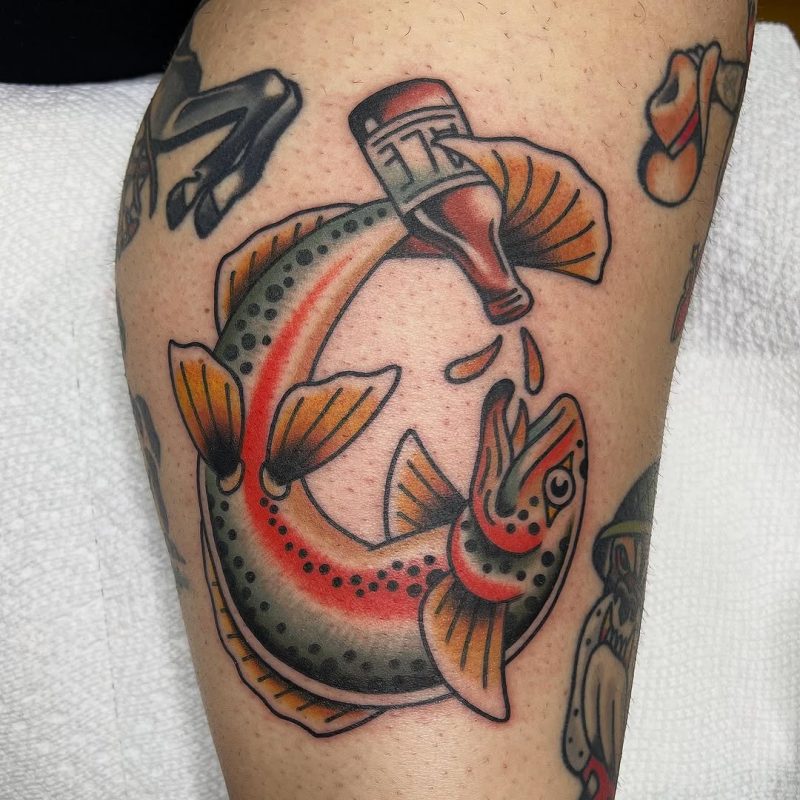 Fish and Bottle