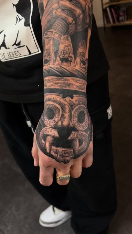 Aztec Hand Mask