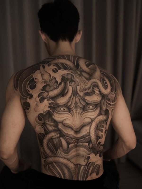 Oni Mask Back
