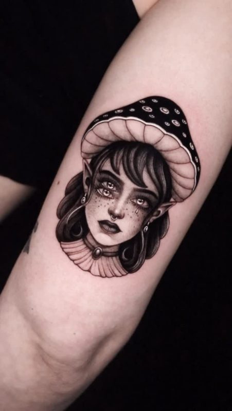 Mushroom Elf Portrait