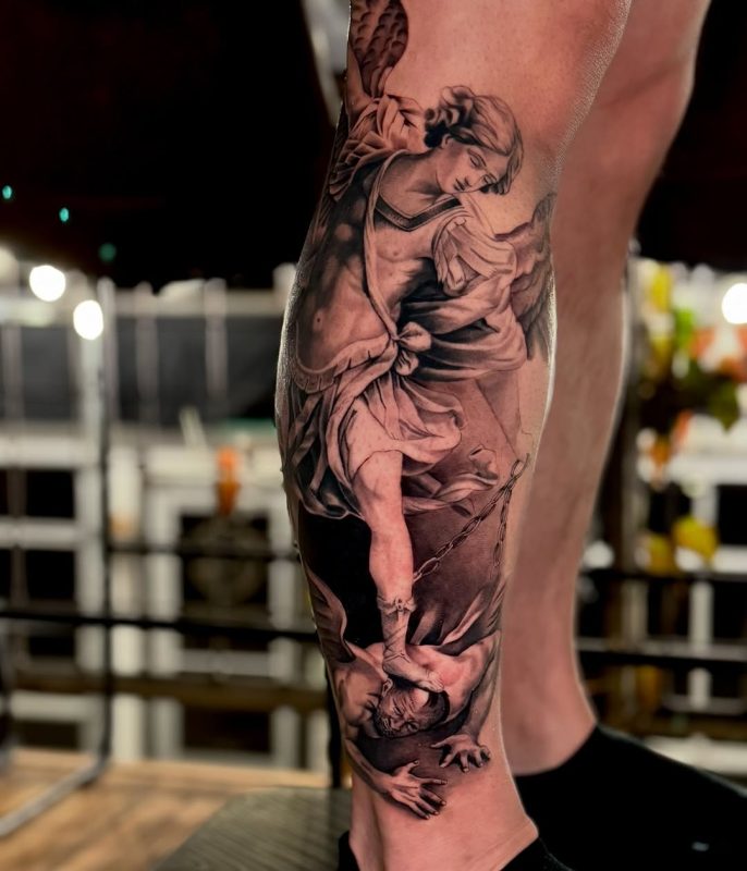 Angel Defeating Demon
