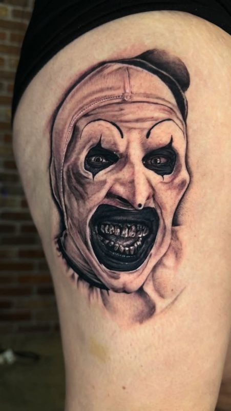Creepy Clown Portrait