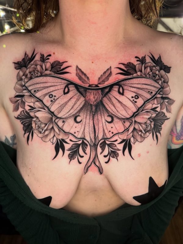 Moth and Roses