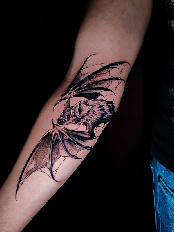 Bat Wing Tattoo