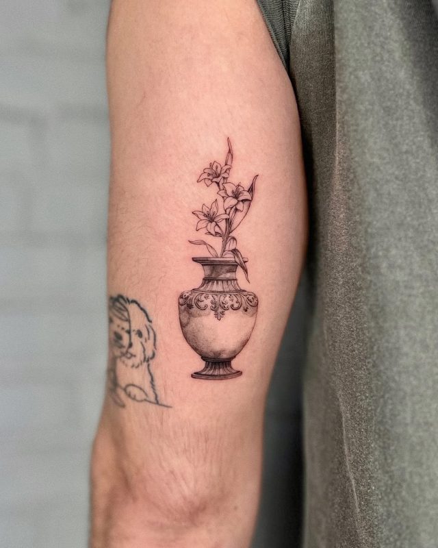 Vase with Lilies