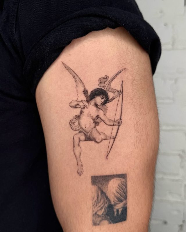 Cupid Etching