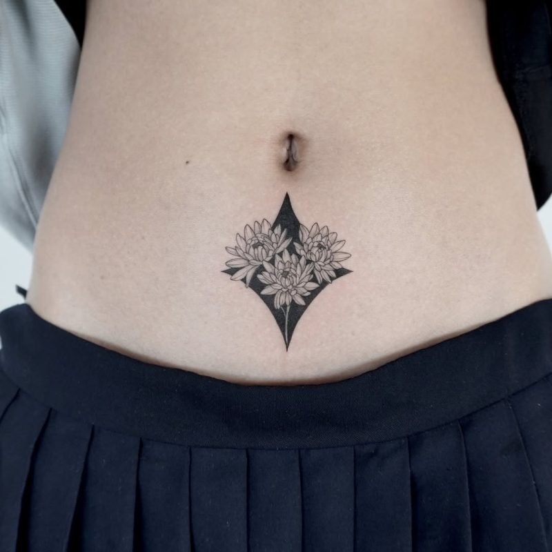 Floral diamond