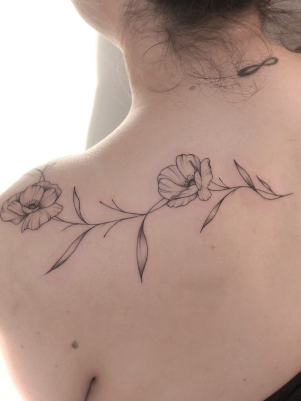 Delicate Floral Line