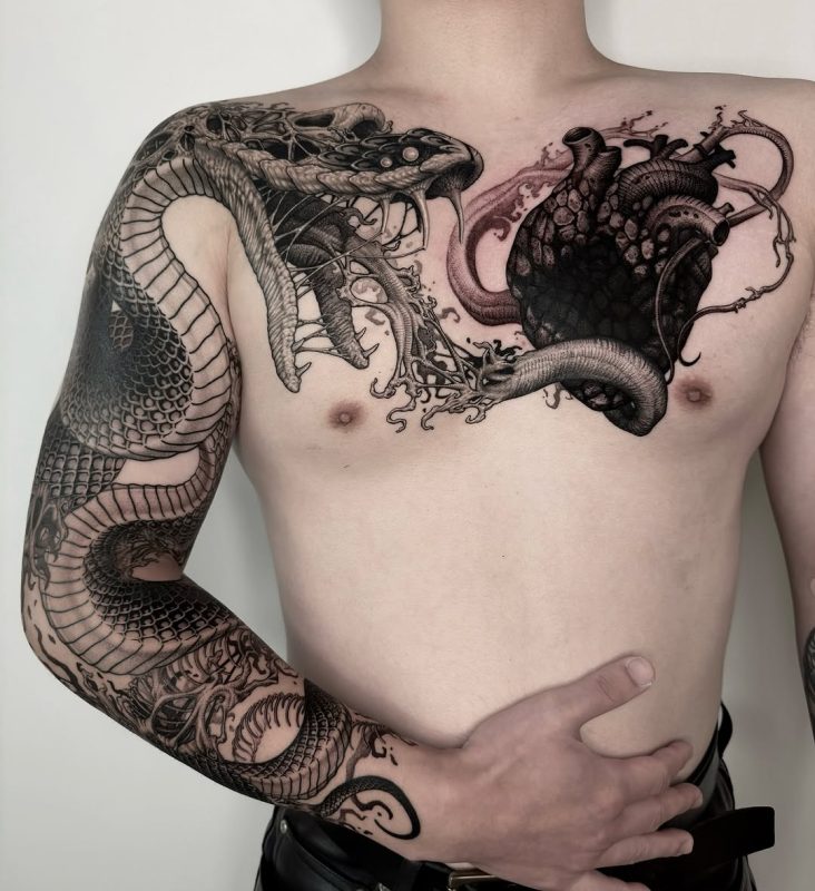 Snake and Heart