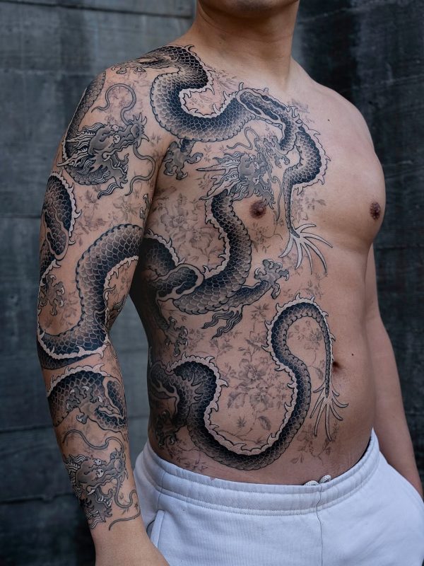 Japanese Dragon Sleeve