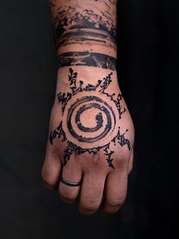 Spiral Blackwork