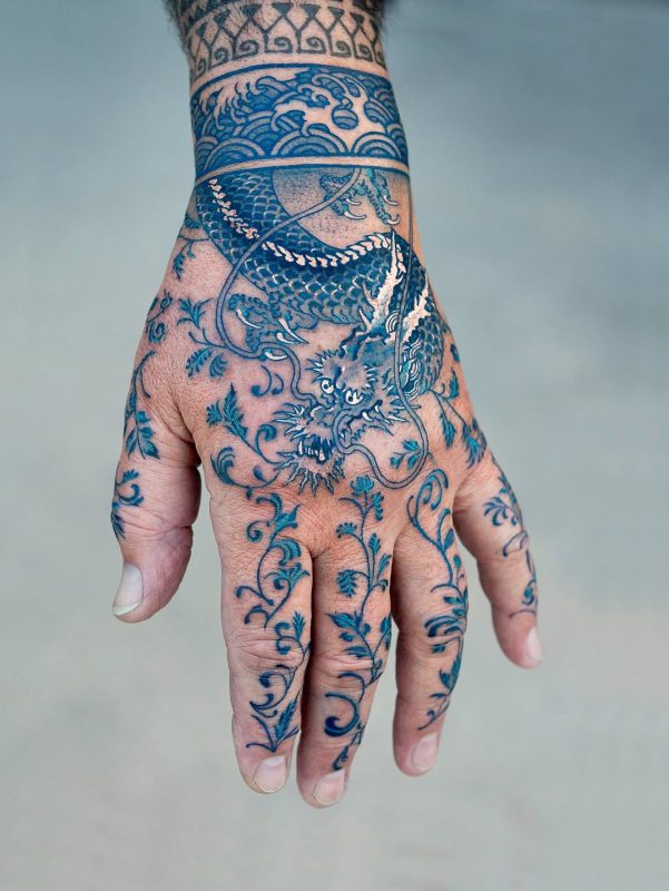 Blue Dragon Hand