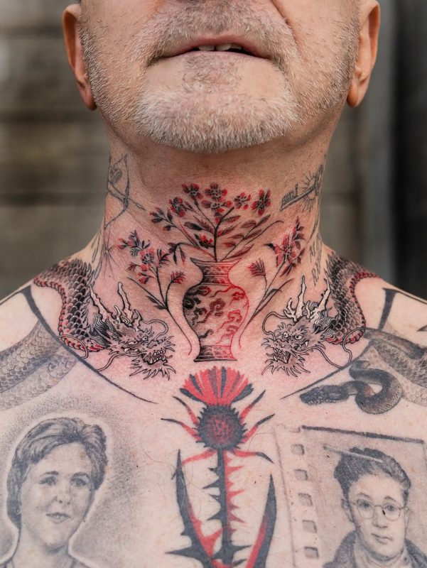 Floral Vase Neck
