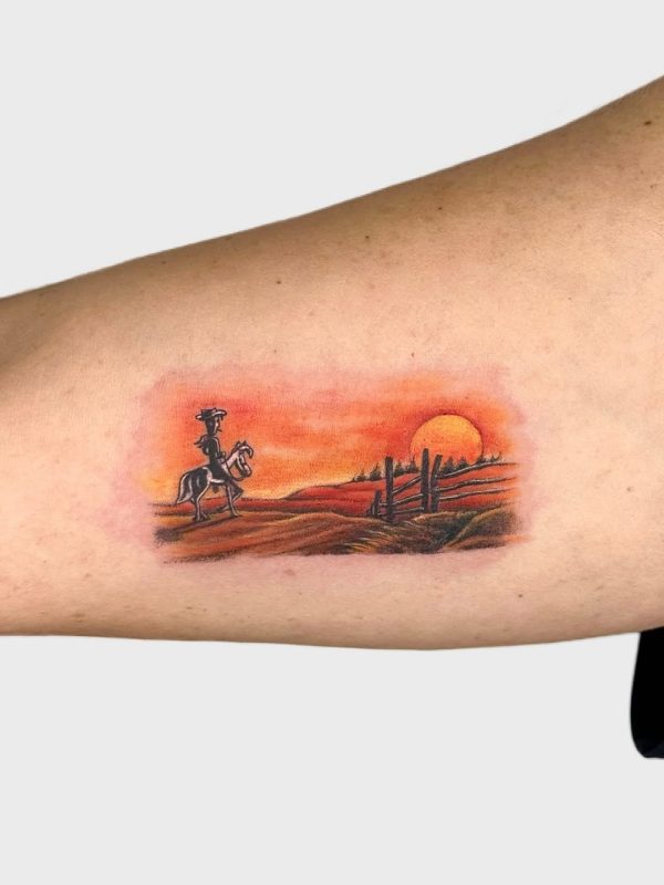 Cowboy Sunset