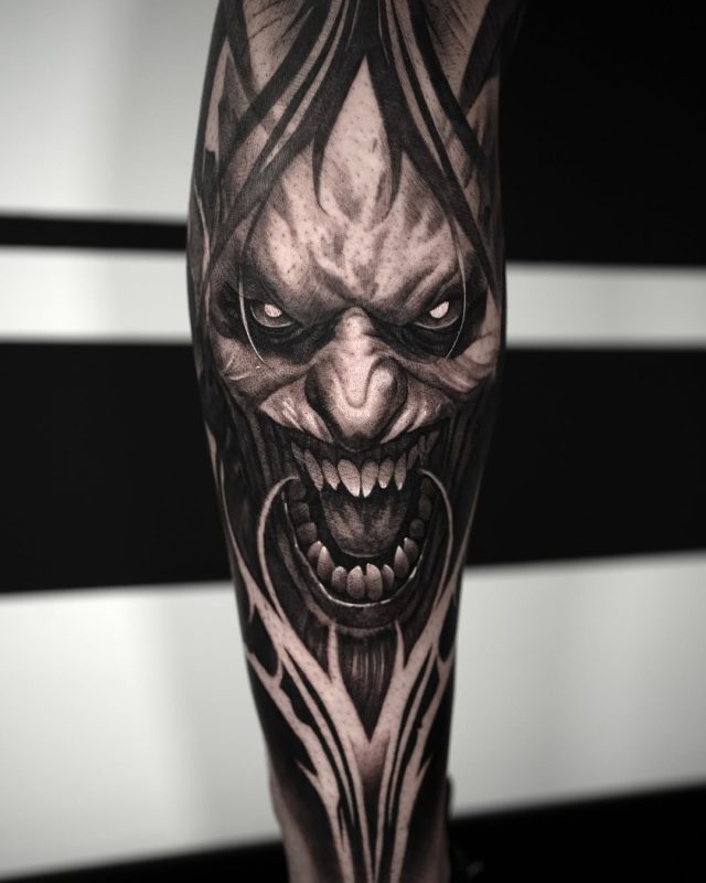 Sinister Clown Face