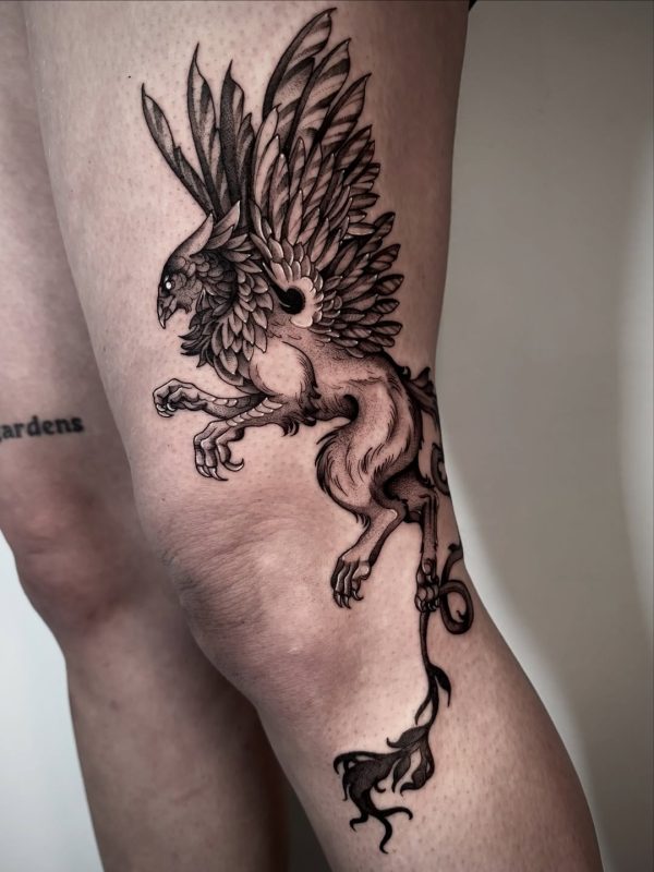 Griffin Blackwork