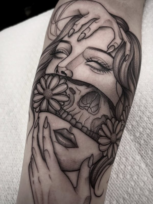 Skull Mask Portrait