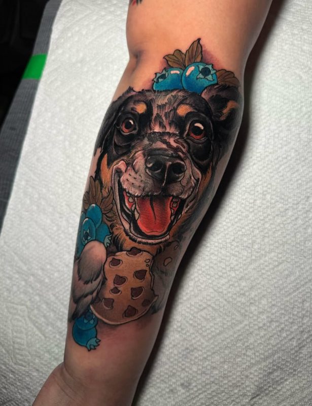 Happy Dog Portrait