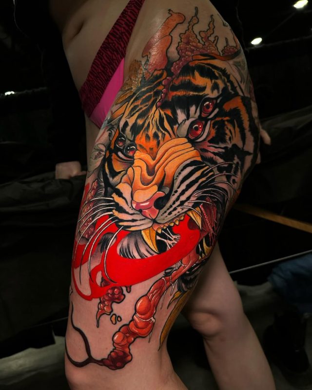Neo Traditional Tiger