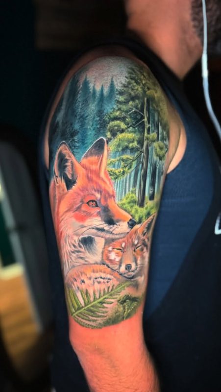 Fox Forest Scene
