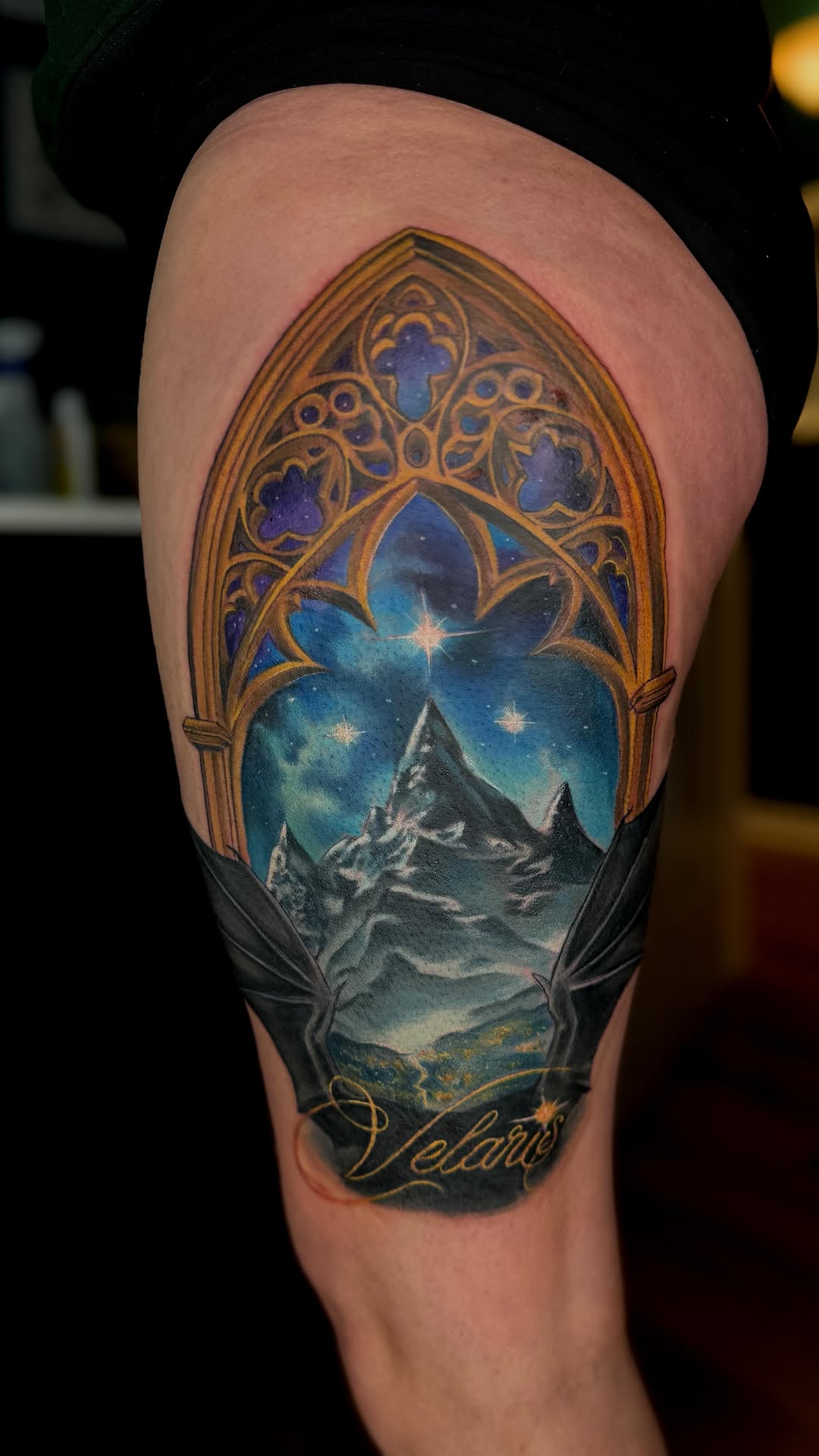 Gothic Window Landscape