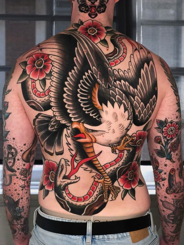Eagle and Snake