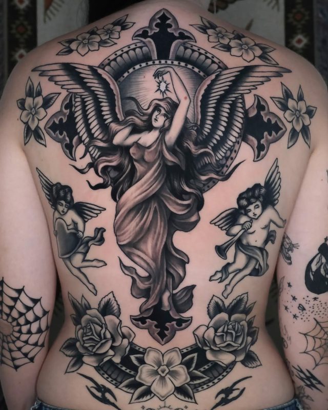 Angel Cross Back