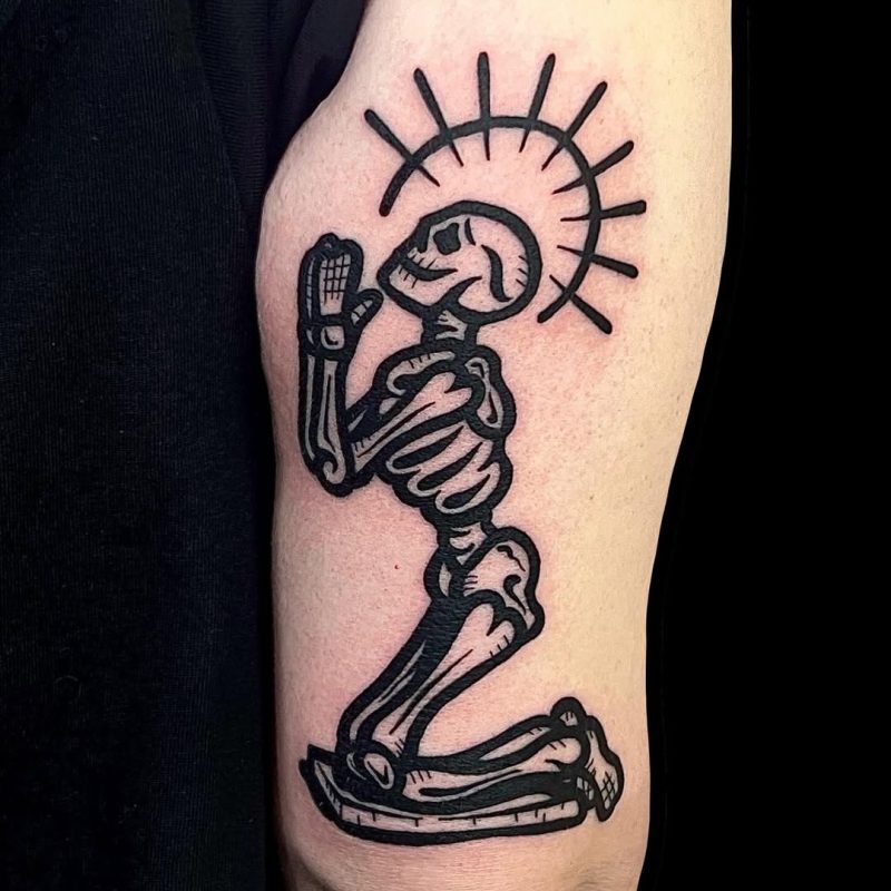 Praying Skeleton