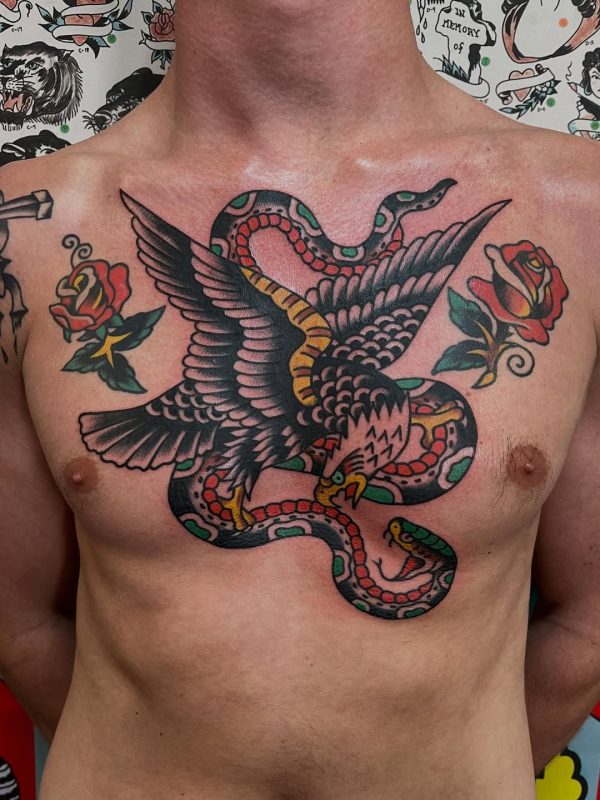 Eagle and Snake