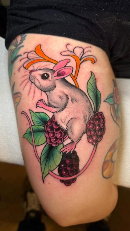 Mouse and Berries