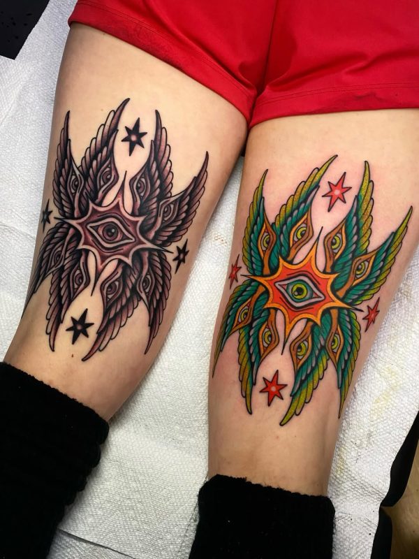 Winged Eye Stars