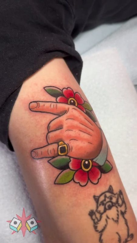 Hand Sign Flower